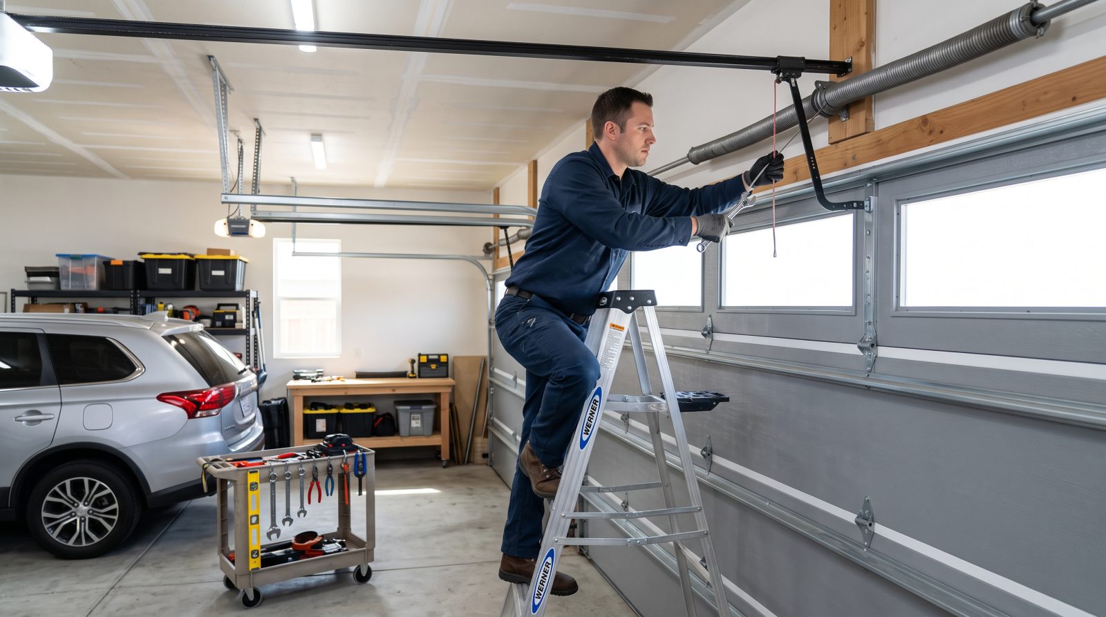 garage door cable replacement detail