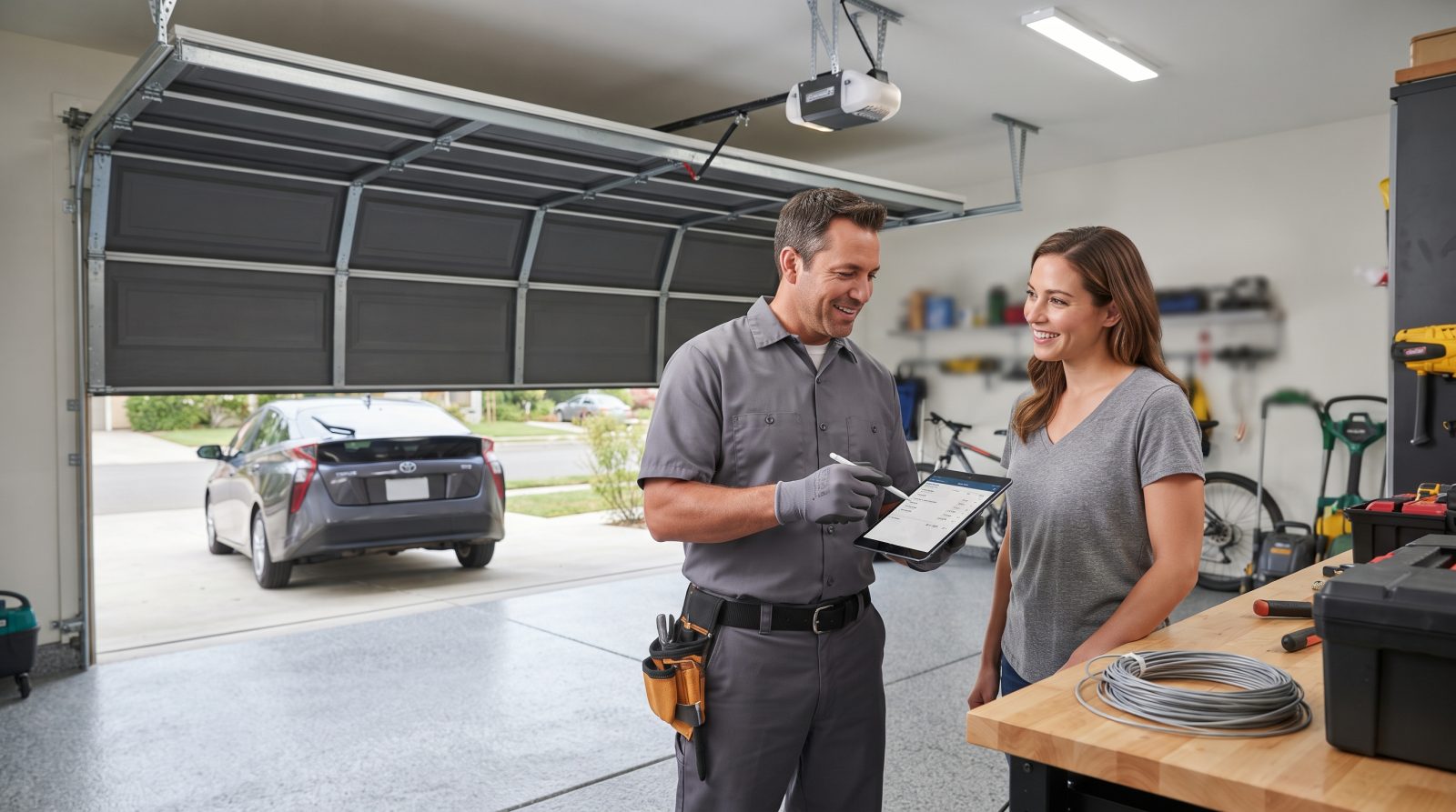 garage door repair estimate discussion