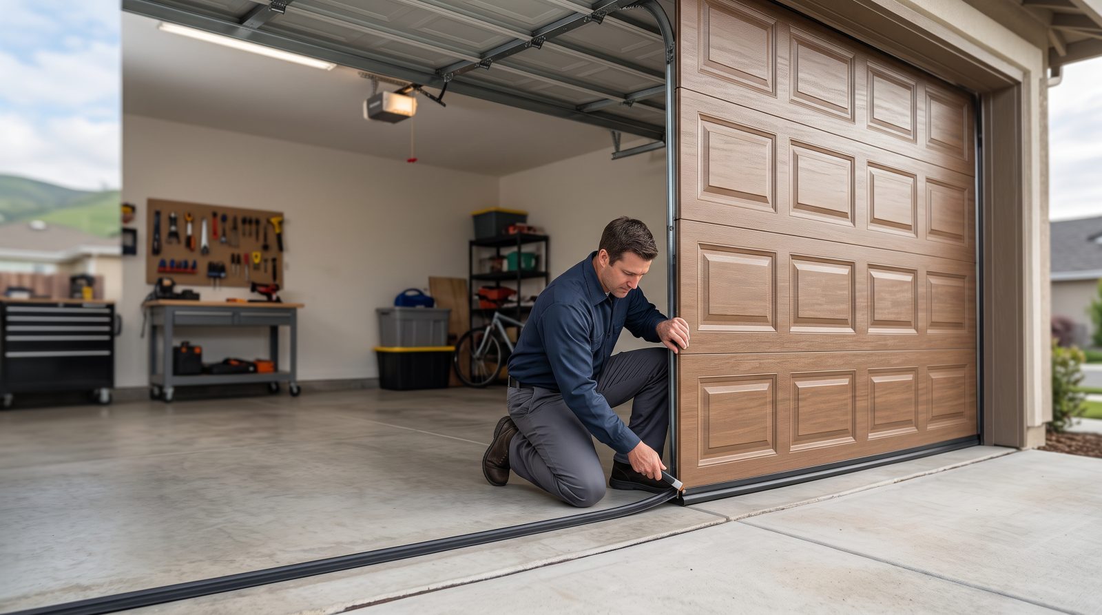 bottom weather seal on garage door
