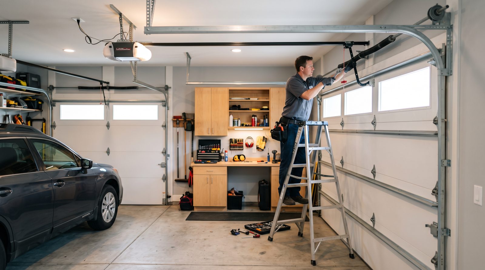 garage door service in Mountain View residential garage